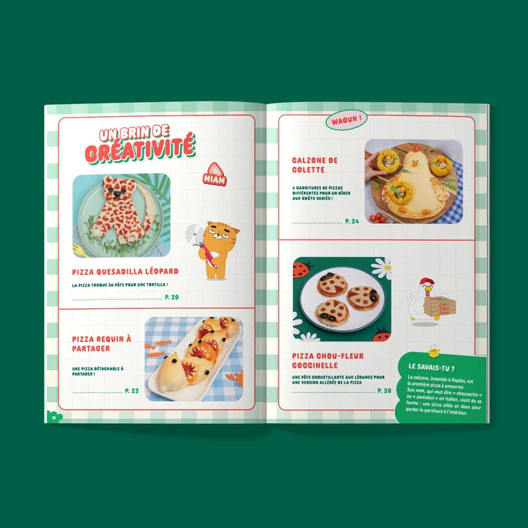 Coffret Kids : Le Pizzaiolo et le tablier pizza Chefclub Kids