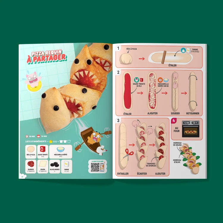 Coffret Kids : Le Pizzaiolo et le tablier pizza Chefclub Kids