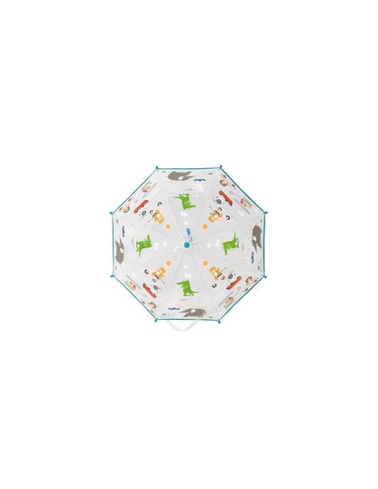 Parapluie animaux et transports transparent et magique