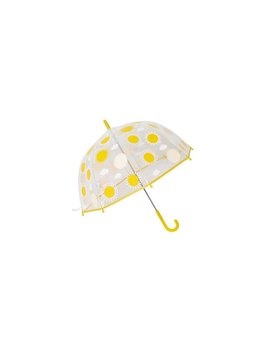 Parapluie cloche soleil transparent et magique