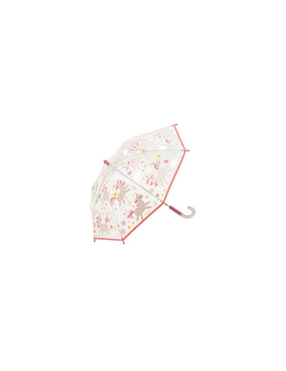Parapluie licornes transparent et magique